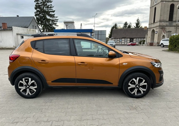 Dacia Sandero Stepway cena 52500 przebieg: 100000, rok produkcji 2021 z Gniew małe 704